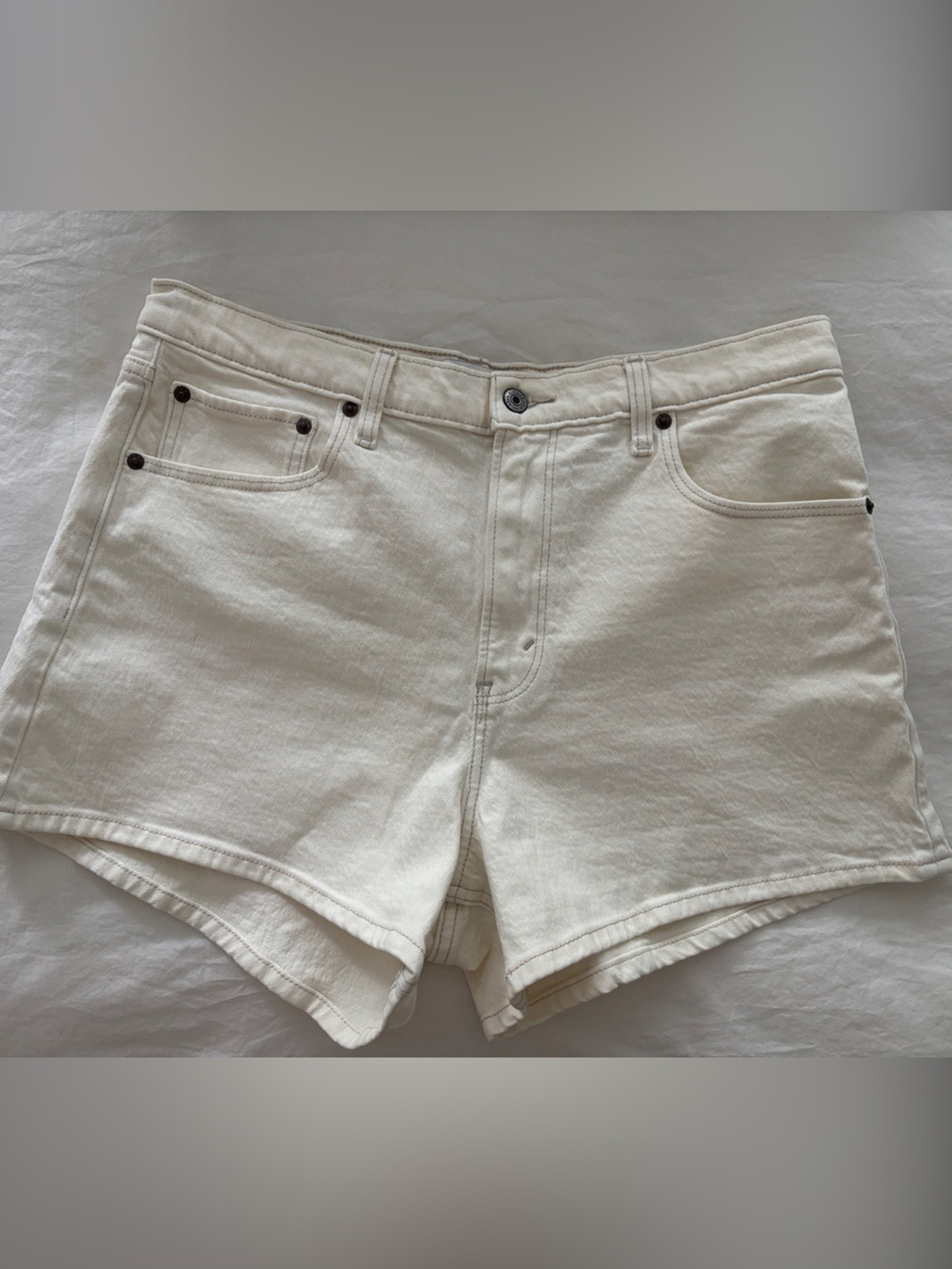 Abercrombie & Fitch High Rise Denim Jean Shorts